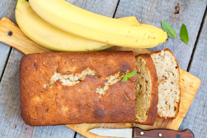 Bolo de Banana Prático