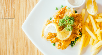 Empanado de Filé de Peixe na farinha de Trigo e Ervas