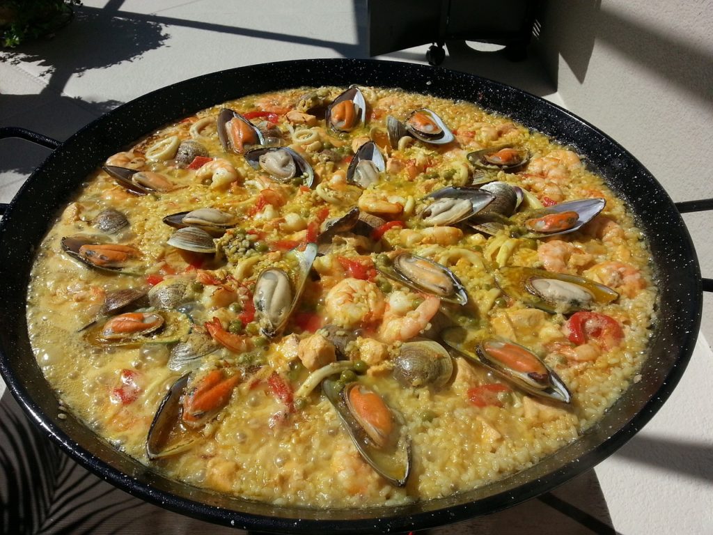 Paella Frutos do Mar Espanhola