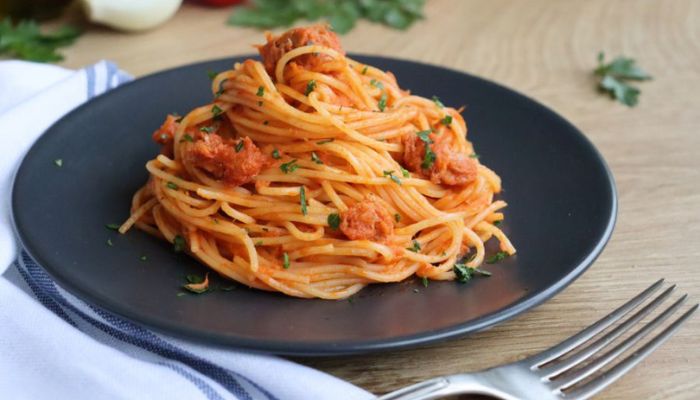 Receita de Espaguete com Atum Enlatado