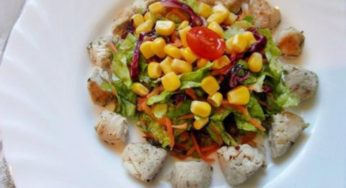 Receita de Salada Colorida com Peru