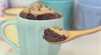 Receita Bolo de Caneca de Chocolate Vegano