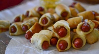 Receita de Enroladinho de Salsicha Prático