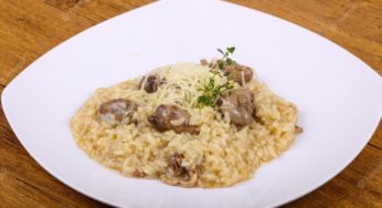 Receita de Risoto de Cogumelos Vegano