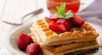 Receita de Waffle de Liquidificador