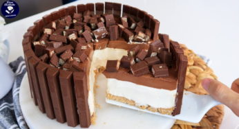 Receita Cheesecake de Kitkat