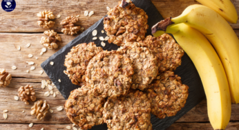 Receita de Bolinho de Banana Fit