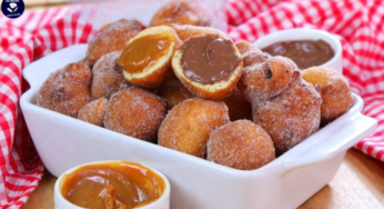 Receita de Bolinho de Chuva Recheado