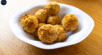 Receita de Bolinho de Arroz com Frango e Aveia