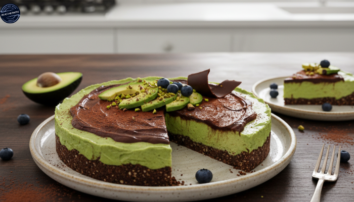 Receita de Torta de Cacau e Abacate