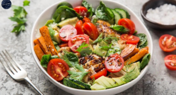 Receita de Salada Verde com Frango