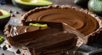 Receita de Torta Fit de Abacate com Cacau