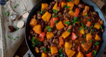 Receita de Carne Moída com Abóbora