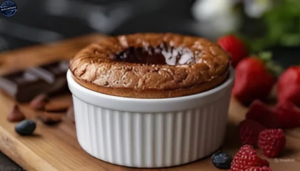 Receita de Suflê de Chocolate na Air Fryer