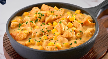 Receita de Filé de Frango ao Creme de Milho