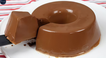 Receita Pudim Gelado de Chocolate