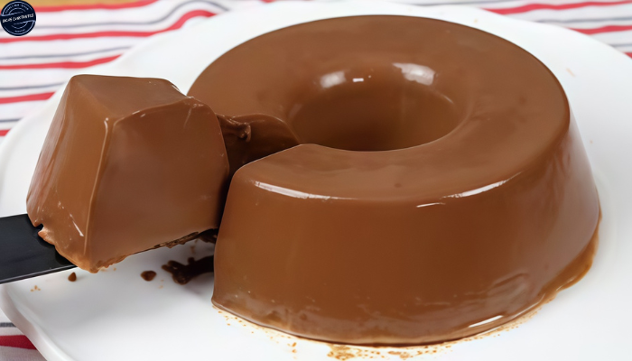 Receita Pudim Gelado de Chocolate