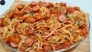 Receita de Macarrão Com Salsicha
