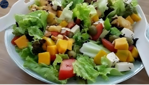 Receita de Salada Tropical com Manga