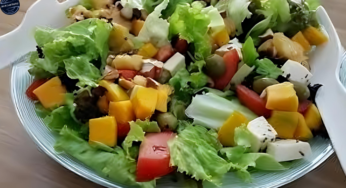 Receita de Salada Tropical com Manga