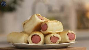 Receita de Enroladinho de Salsicha Assado
