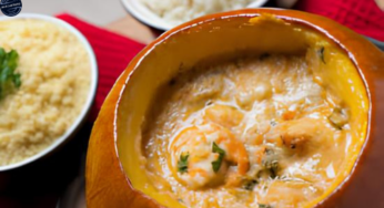 Receita de Camarão na Moranga