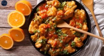 Receita de Frango ao Molho de Laranja
