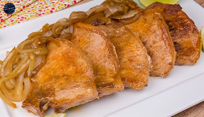 Receita de Carré Suíno Acebolado