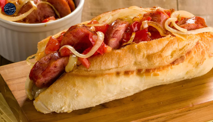 Receita de Sanduíche de Linguiça Toscana