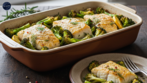 Receita de Peixe ao Forno com Brócolis