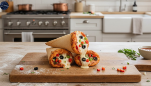 Receita de Pizza no Cone Caseira