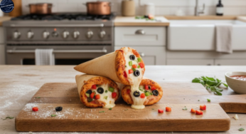 Receita de Pizza no Cone Caseira