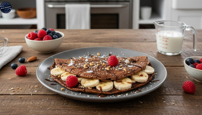 Receita de Crepioca de Chocolate Fit