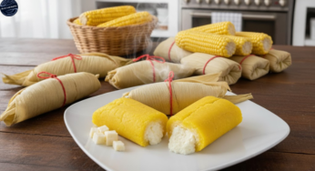 Receita de Pamonha Cremosa com Queijo