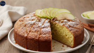 Receita de Bolo de Maçã Verde