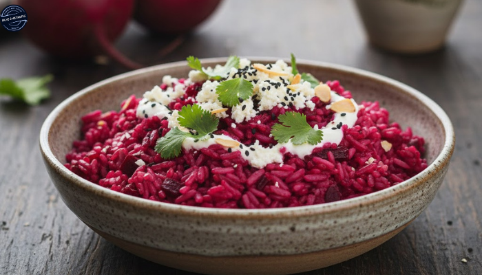 Receita de Arroz de Beterraba