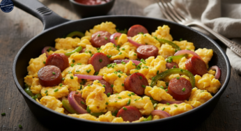 Receita de Ovos com Salsichas