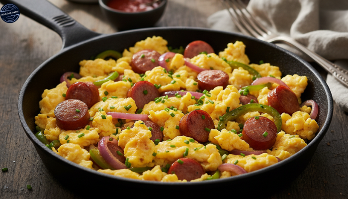 Receita de Ovos com Salsichas