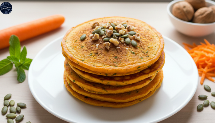 Receita de Panquecas de Cenoura Fit