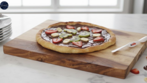 Receita de Pizza de Nutella com Frutas