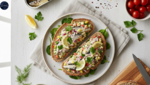 Receita de Sanduíche de Sardinha Fit