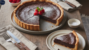 Receita de Torta de Brownie de Chocolate