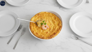 Receita de Suflê de Camarão