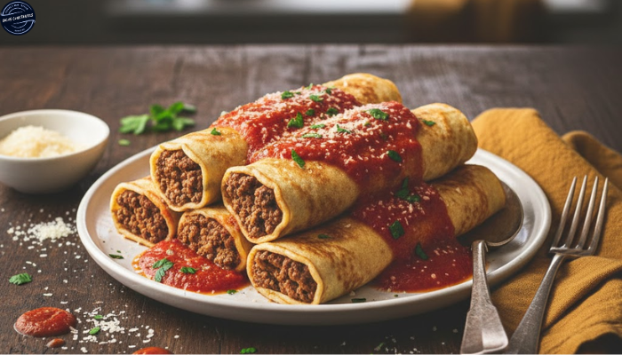 Receita de Panquecas de Carne Moída