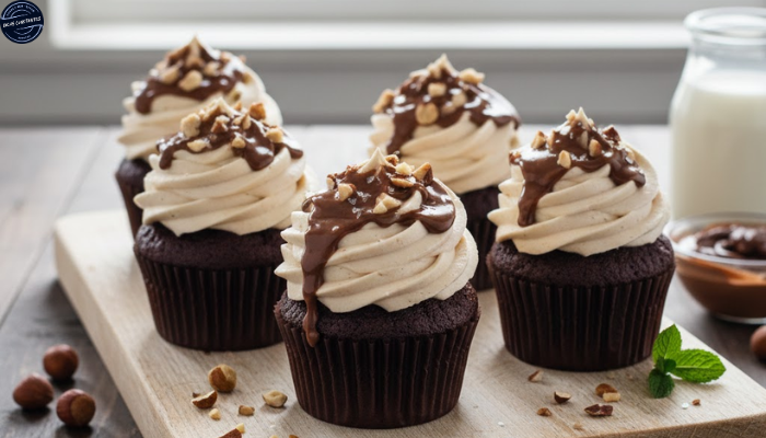 Receita de Cupcake Gelado de Nutella