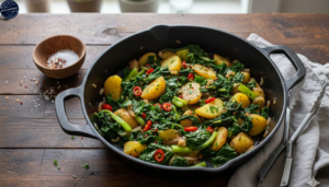 Receita de Acelga com Batata