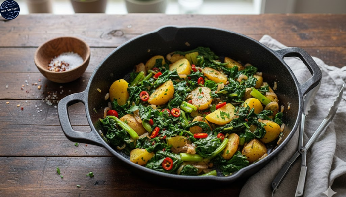 Receita de Acelga com Batata