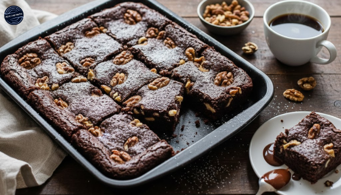 Receita de Brownie de Nozes