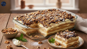 Receita de Pavê de Nozes