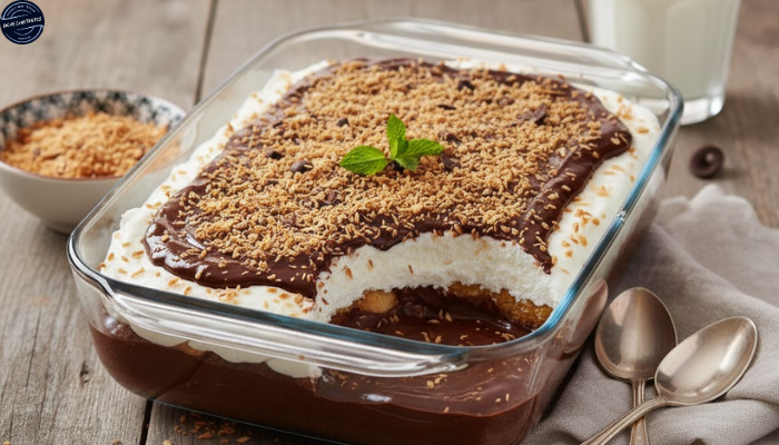 Receita de Doce Gelado de Coco e Chocolate